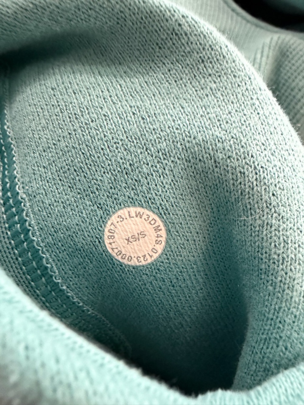 Lululemon Scuba Oversized Half-Zip Hoodie Tidal Teal - Picture 9 of 9